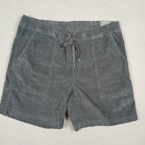 NWT Alpine Design Men's Large Hike Corduroy Shorts Midnight Black 7" UPF 50+